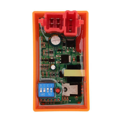 GOOFIT CDI Ignition Coil Box 6 Pin DC Motorcycle with DIP Switch Replacement for BR200RR DT200 CROSSMAX250 GY6 150CC RX Z6 Motorcycle Bike