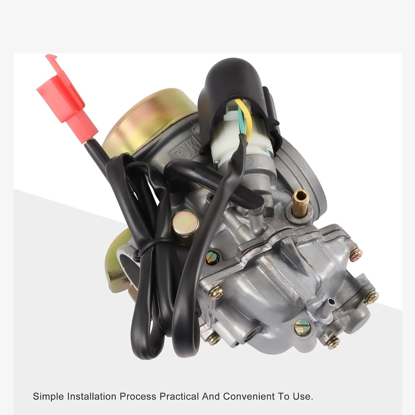 GOOFIT CVK 30mm CVK30 Carb Carburetor Replacement for 150CC 200CC 250CC Motorcycle GY6 ATV Scooter Moped Dirt Bike