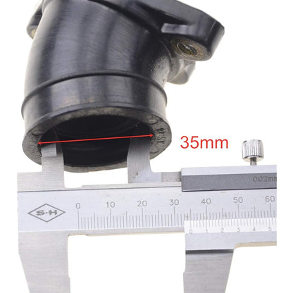 GOOFIT Carbrutor 28MM Intake Manifold Pipe for LC200cc 250cc Scooter Bike ATV Quad Mopeds Motorcycle
