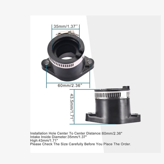GOOFIT Carburetor 30MM Intake Manifold Replacement for 200cc 250cc 200JS 250JS Jianshe ATV Quad