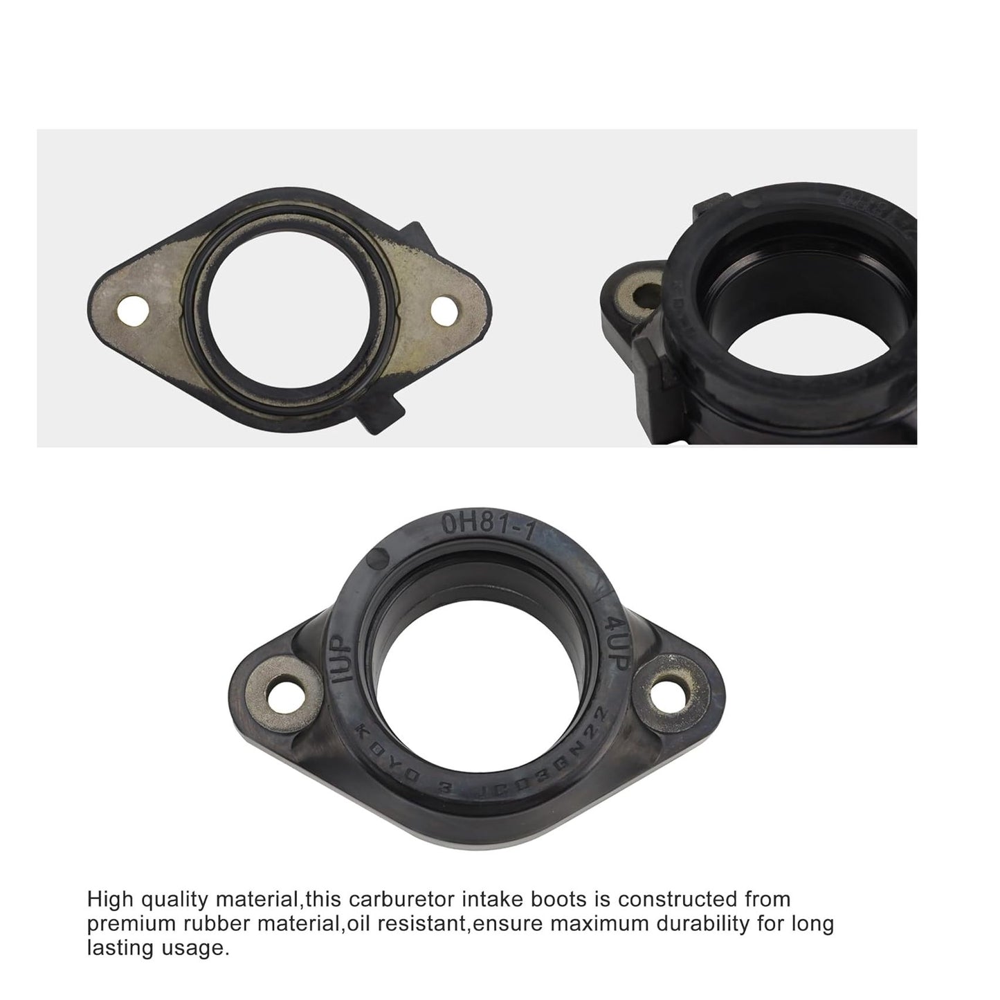 GOOFIT Carburetor Intake Manifold Boot Replacement for GSF1250 GSF1250S 2007-2016 GSX-F1250 GSXF1250 11-16