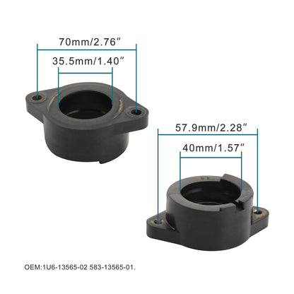 GOOFIT Carburetor Intake Manifold Boot Replacement for TT500 SR500G XT500 OEM #1U6-13565-02#583-13565-01