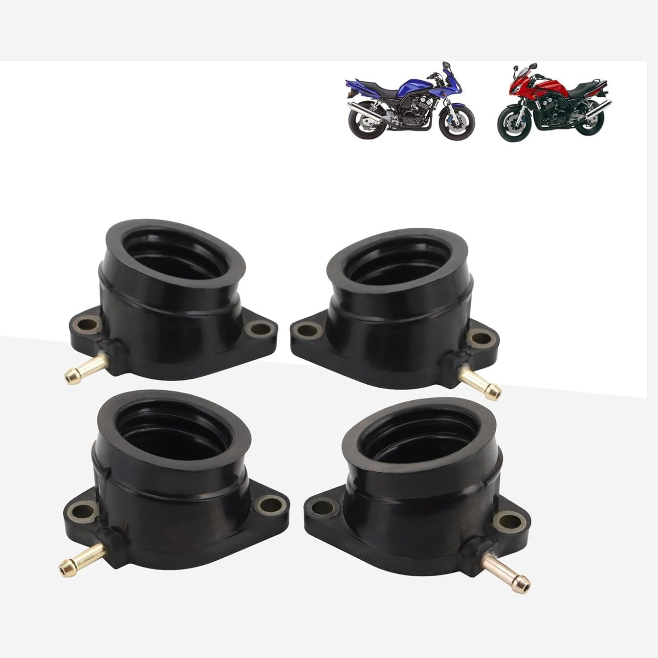 GOOFIT Carburetor Intake Manifold Boot Replacement for FZS600 FAZER 600 1998-2003 5DM-13586-01