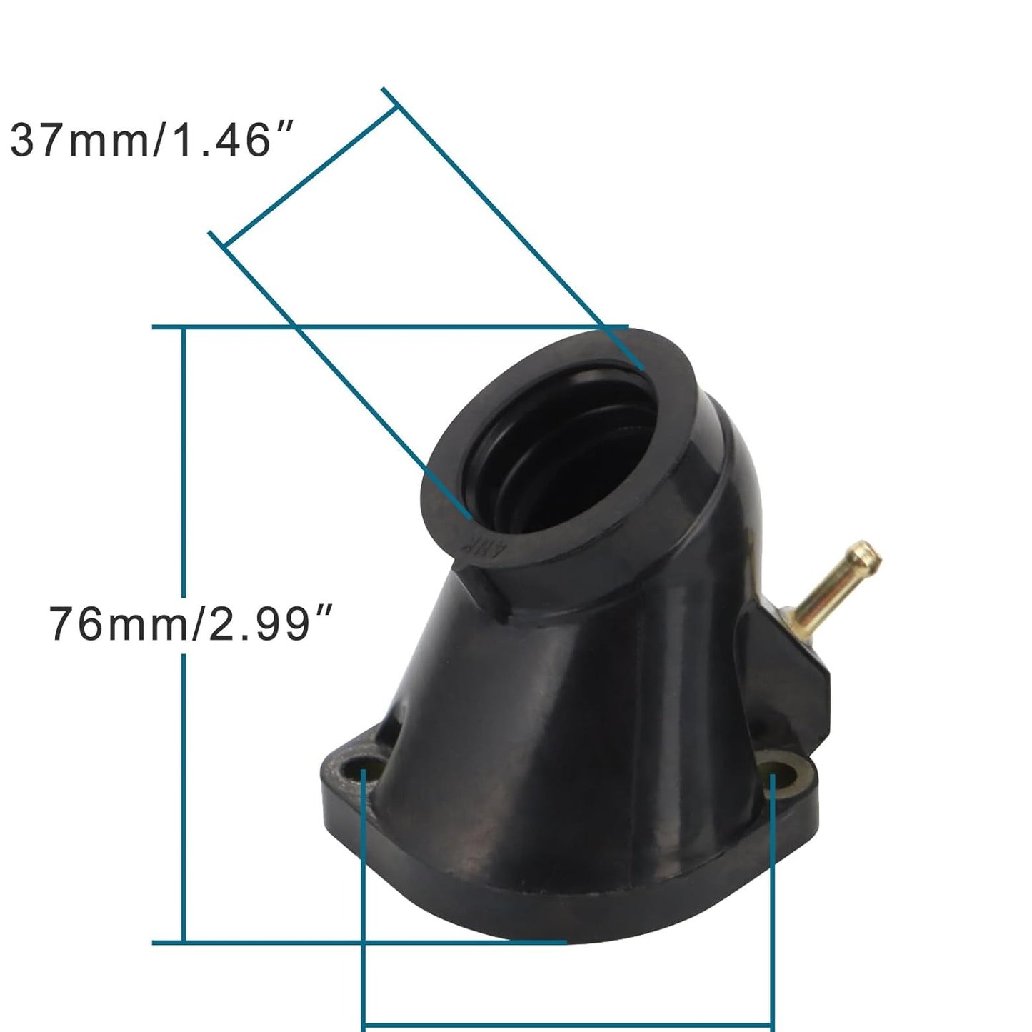 GOOFIT Carburetor Intake Manifold Boot Replacement for Royal Star 1300 Tour Classic 1996-2001 XVZ1300 XVZ13A