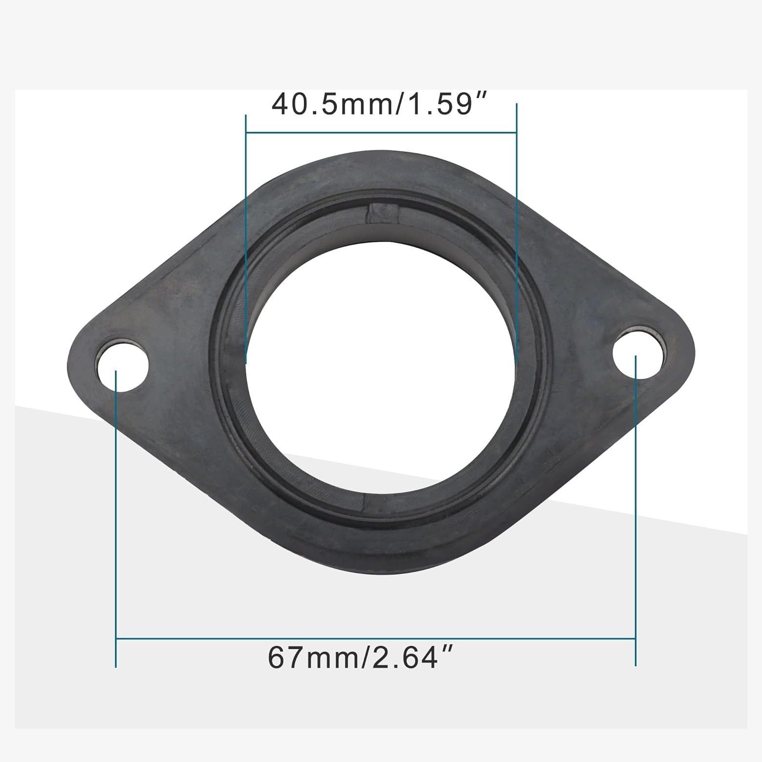GOOFIT Carburetor Intake Manifold Connector Replacement for GN250 DR250S TU250 SP250 13110-38200 Motorcycle