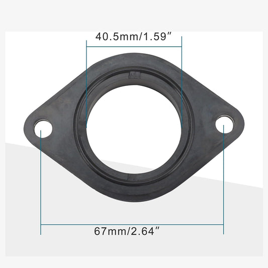 GOOFIT Carburetor Intake Manifold Connector Replacement for GN250 DR250S TU250 SP250 13110-38200 Motorcycle