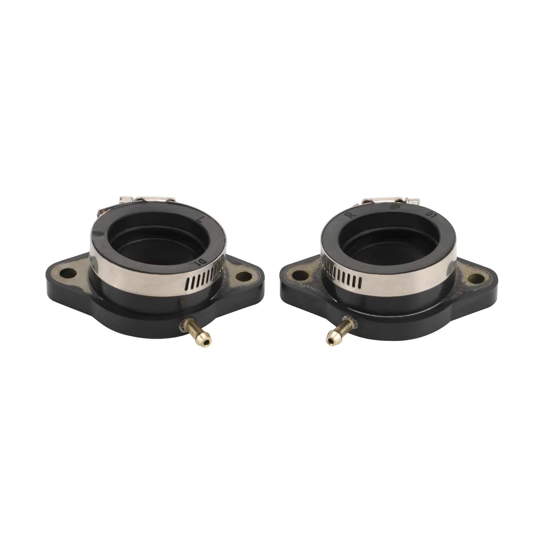 GOOFIT Carburetor Intake Manifold Spacer Engine Joint Pipe with Gasket Set Replacement for XS650 1978-1983 OEM 3G1-13586-00-00O 3G1-13596-00-00