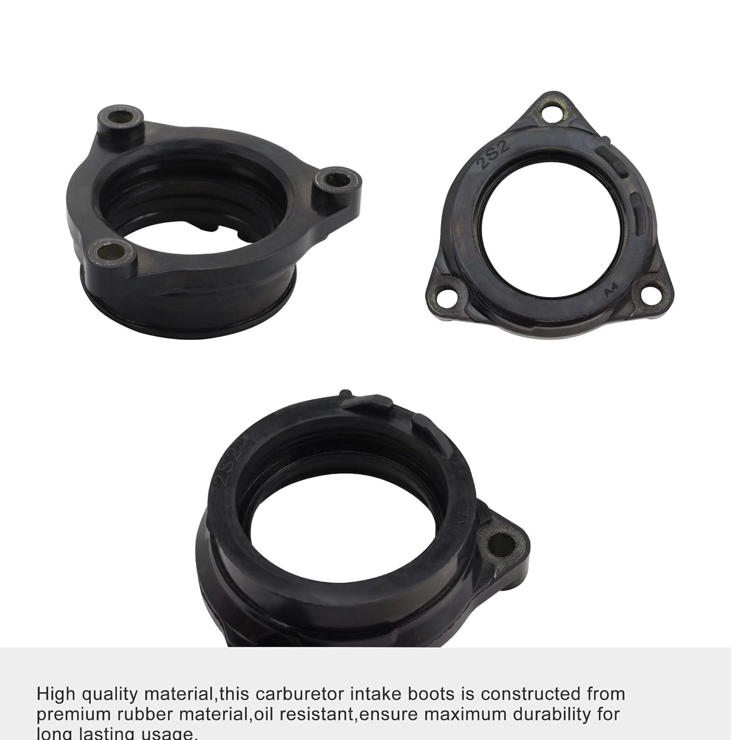 GOOFIT Carburetor Motorcycle Carb Intake Manifold Adapter Boot Replacement for WR450F 2007-2011 YZ450F 2006-2009 YZ450FSP YZ450FX 50th Dirt Bike Motorcycle