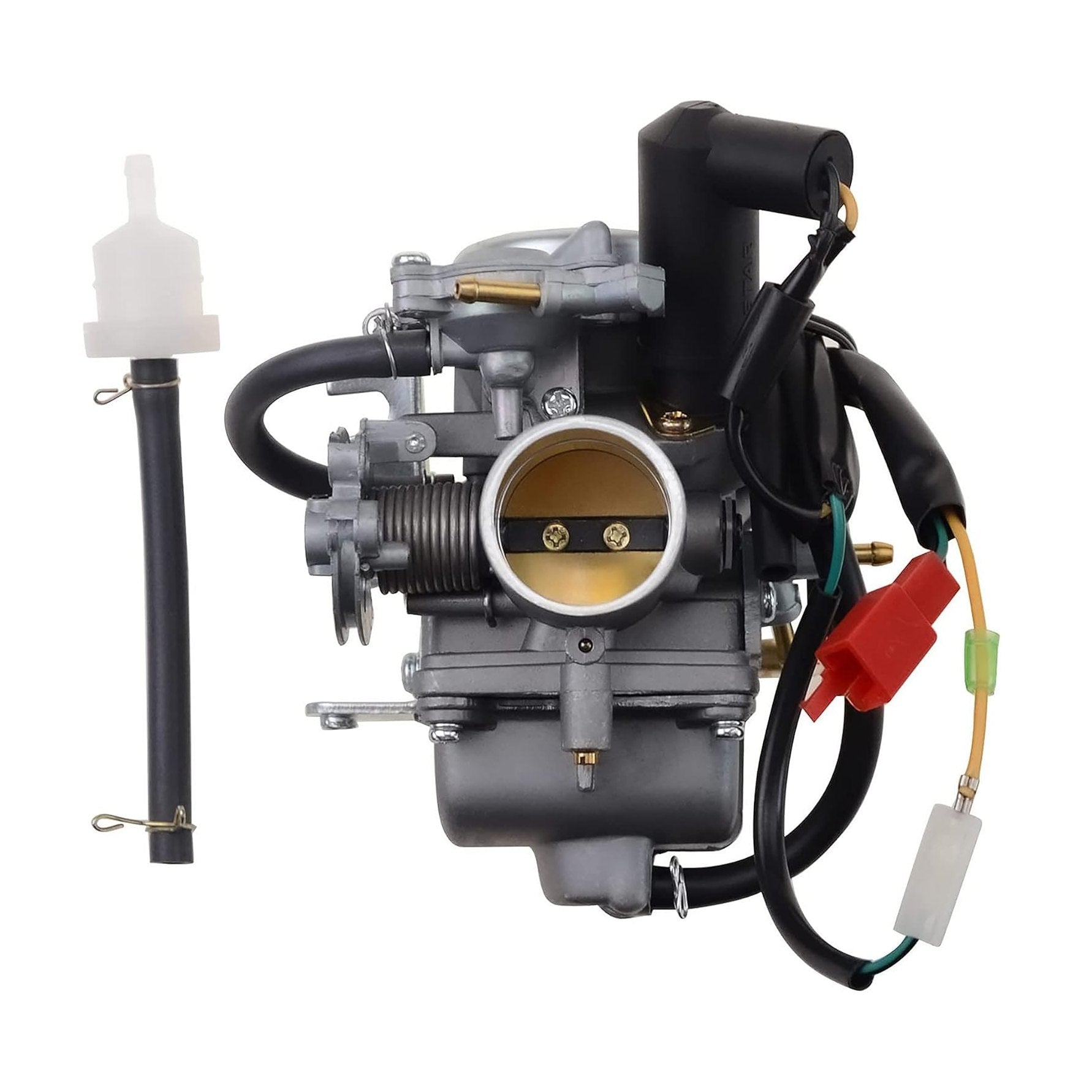 GOOFIT Carburetor Replacement for Helix CN250 Elite CH125 CH150 Jonyer Carter Brother Baja Roketa 250cc Touring Scooter Go Kart
