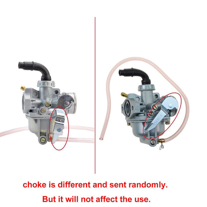 GOOFIT Carburetor with Hand Choke Replacement for 60cc Pit Pocket Dirt Bike ATV Motorcycle
