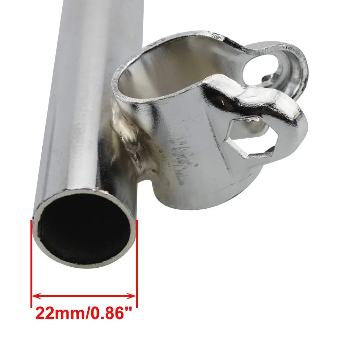 GOOFIT Clamp Forks Handle Bars 22mm Handlebars Pipe Assy Parts for 2 Stroke 47cc 49cc Mini Moto Pocket Bike - goofitmoto