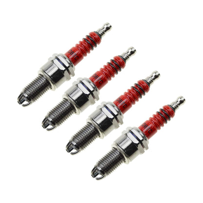 GOOFIT D8TC 3 Electrode Spark Plug for CG 125cc 150cc 200cc 250cc CF250 4 Stroke Gasoline Engine ATV Motorcycle Scooter
