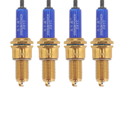 GOOFIT D8TC Spark Plug Replacement for GY6 150cc 200cc 250cc Taotao Kazuma Sunl Roketa ATV Quad Dirt Pit Pocket Bike Moped Scooter Pack of 4