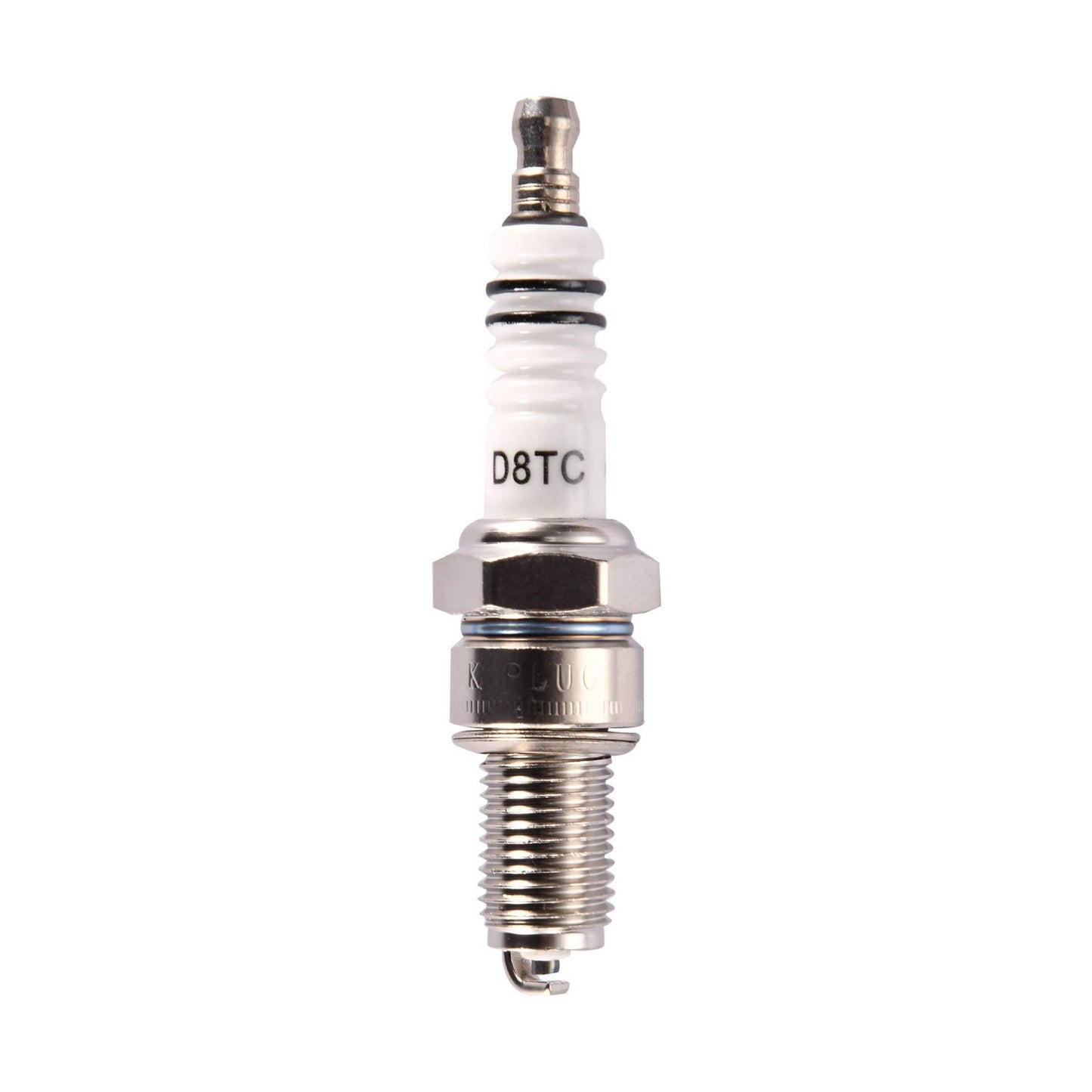 GOOFIT D8TC Spark Plug for 125cc 150cc 200cc 250cc Chinese ATV CF250 Water Cooled Engine Dirt Bike Go Kart Moped Scooter Pack of 4