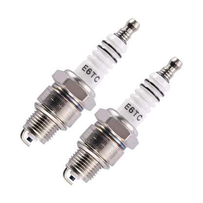 GOOFIT E6TC Spark Plug Replacement for 152F 154F 50cc 70cc 90cc 110cc Motorcycle ATV Go-karts Mini Bike 150cc Moped,Pack of 1
