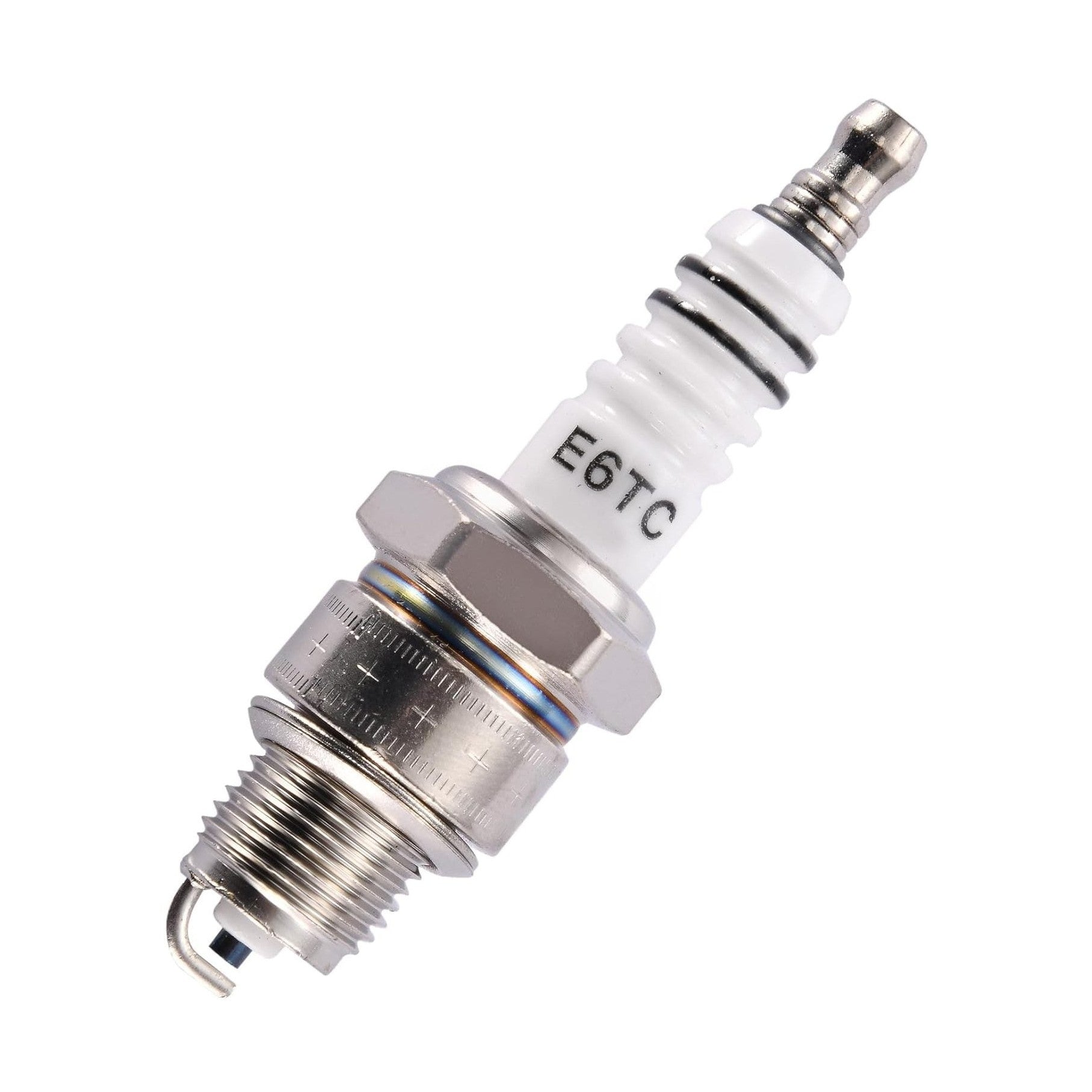 GOOFIT E6TC Spark Plug Replacement for 152F 154F 50cc 70cc 90cc 110cc Motorcycle ATV Go-karts Mini Bike 150cc Moped,Pack of 1