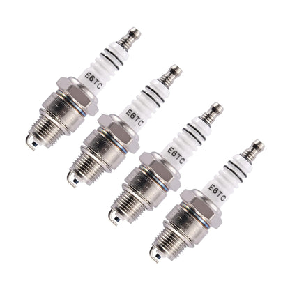 GOOFIT E6TC Spark Plug Replacement for 152F 154F 50cc 70cc 90cc 110cc Motorcycle ATV Go-karts Mini Bike 150cc Moped,Pack of 1