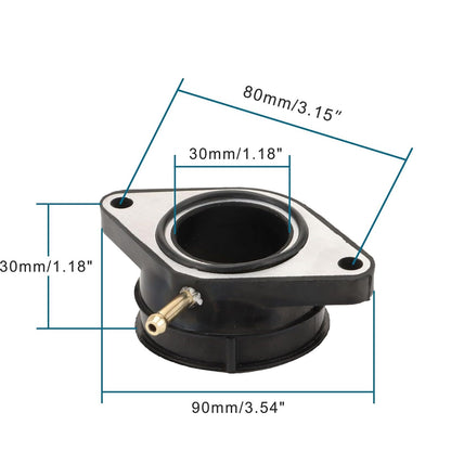 GOOFIT Engine Intake Manifold Pipe Replacement for FZ 2.0 FZ-S ATV Dirt Bike Go Kart OEM 2GS-H1410-00
