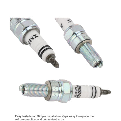 GOOFIT Engines Components Ignition Tools Devices Spark Plug CR8EIX Replacement for Fly Piaggio 2004-2012 999-06910-X9-023 999-06910-X9-024 OEM