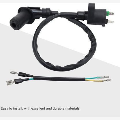 GOOFIT Female Plug Ignition Coil for GY6 50cc 70cc 90cc 125cc 150cc Engine Pit Quad ATV Dirt Bike Go Kart Buggy