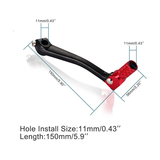 GOOFIT Foldable Gear Shift Lever Replacement for 50cc 110cc 250cc CRF50 XR50 XR CRF Dirt Pit Monkey Bike Motorcycle ATV Quad Accessory