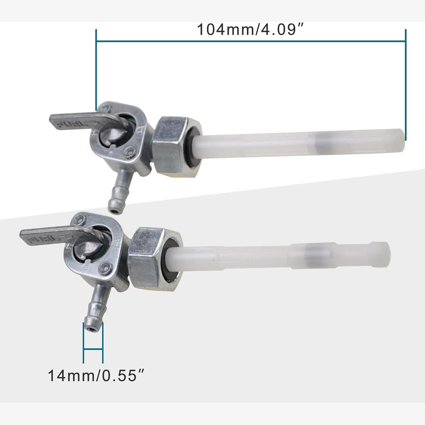 GOOFIT Fuel Petrol Tank Valve Petcock Replacement For 50cc 90cc 110cc 125cc 250cc ATV Dirt Bike Go Kart Pack of 2
