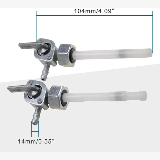 GOOFIT Fuel Petrol Tank Valve Petcock Replacement For 50cc 90cc 110cc 125cc 250cc ATV Dirt Bike Go Kart Pack of 2