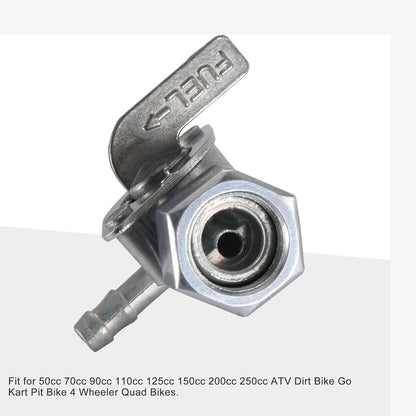 GOOFIT Fuel Petrol Tank Valve Petcock Replacement For 50cc 90cc 110cc 125cc 250cc ATV Dirt Bike Go Kart Pack of 2