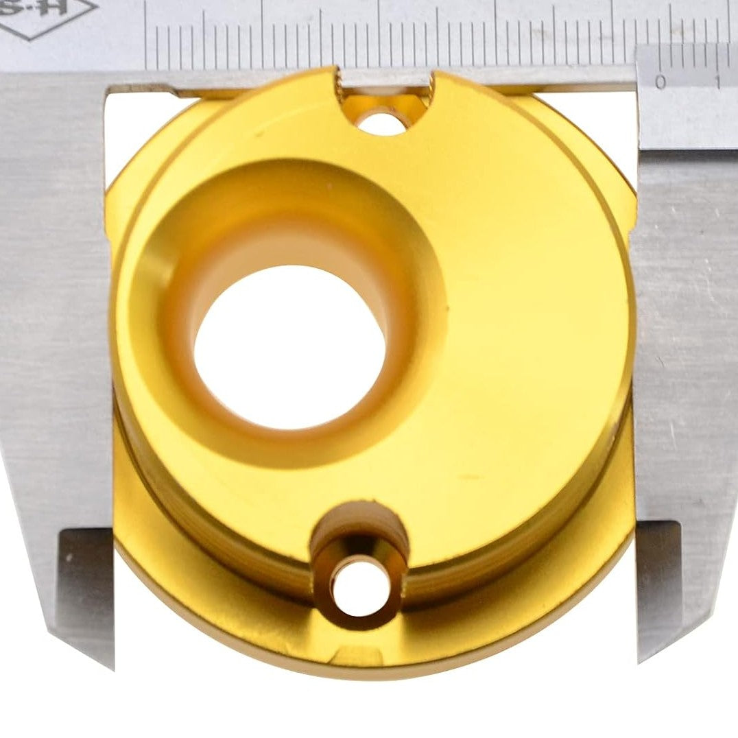 GOOFIT Golden 44mm Air Filter with Aluminum Adapter for 2 Stroke 43cc 47cc 49cc Engine Kids Quad ATV Dirt Pocket Bike Go Kart Big Foot Gas Scooter