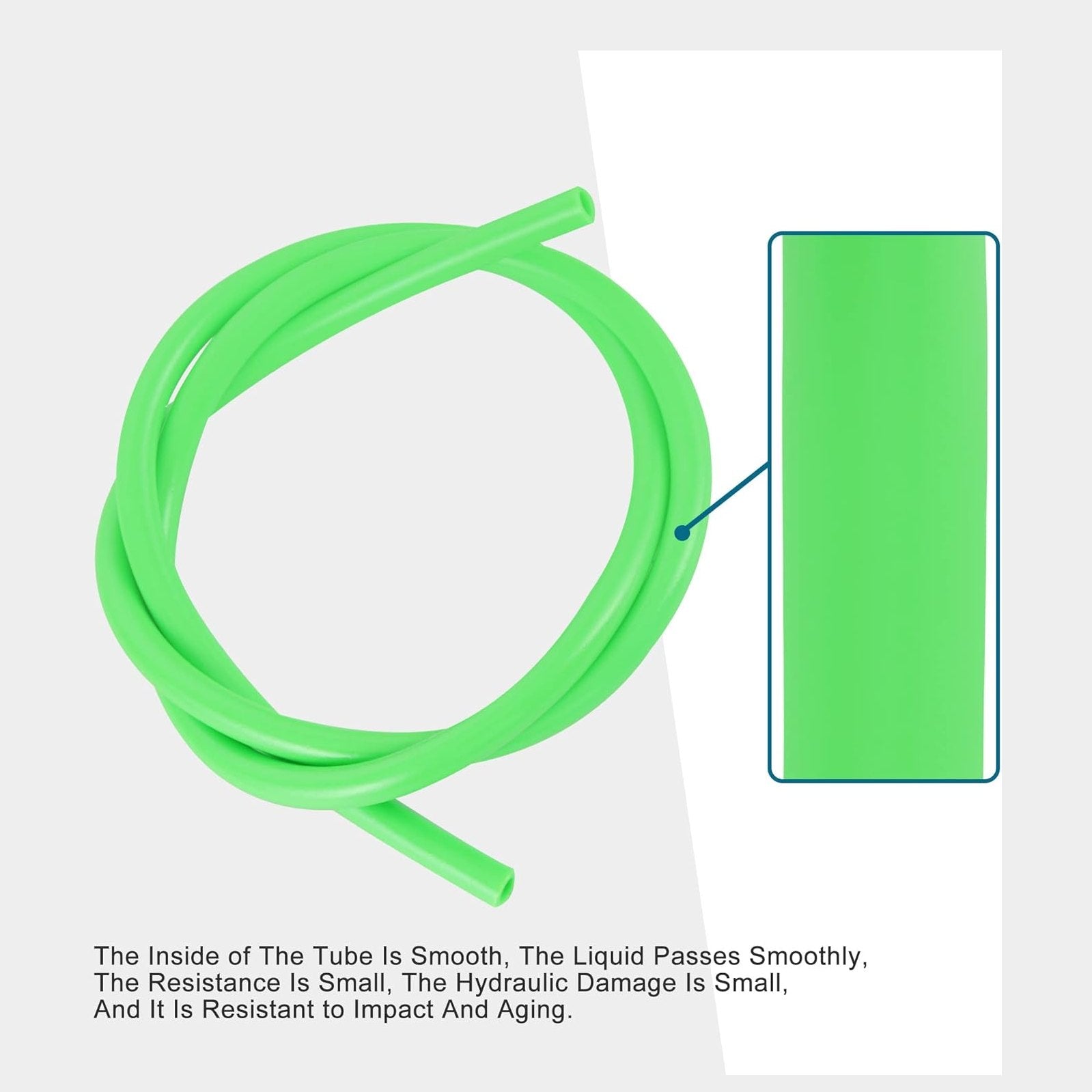 GOOFIT Green 1/5" Tubing Carburetor / Fuel Vent Line for ATV Quad Pit Dirt Bike Go Kart Moped Pocket Bike Motorcycle Motocross