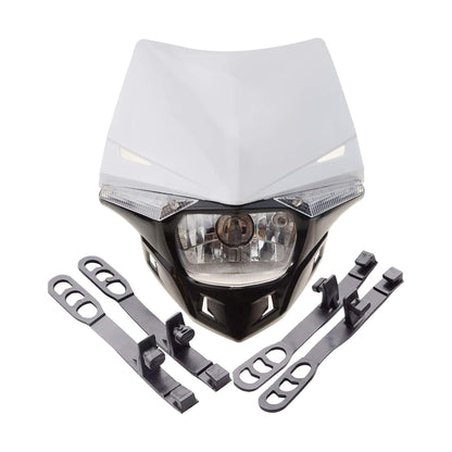 GOOFIT H4 12V 35W Universal Motorcycle Headlight Bulb Halogen Light Replacement for Supermoto ATV Racer Dirt Pit Bike Black