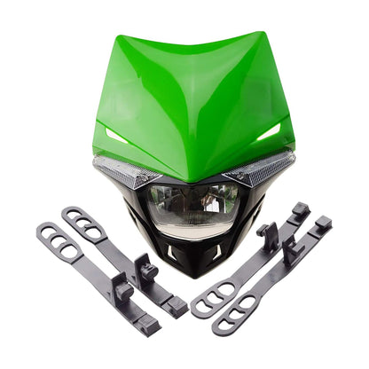 GOOFIT H4 12V 35W Universal Motorcycle Headlight Bulb Halogen Light Replacement for Supermoto ATV Racer Dirt Pit Bike Black