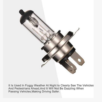 GOOFIT H4 Head Light Bulbs 12v 35w / 35w for Motorcycle Scooter Autobike Go Kart Atvs