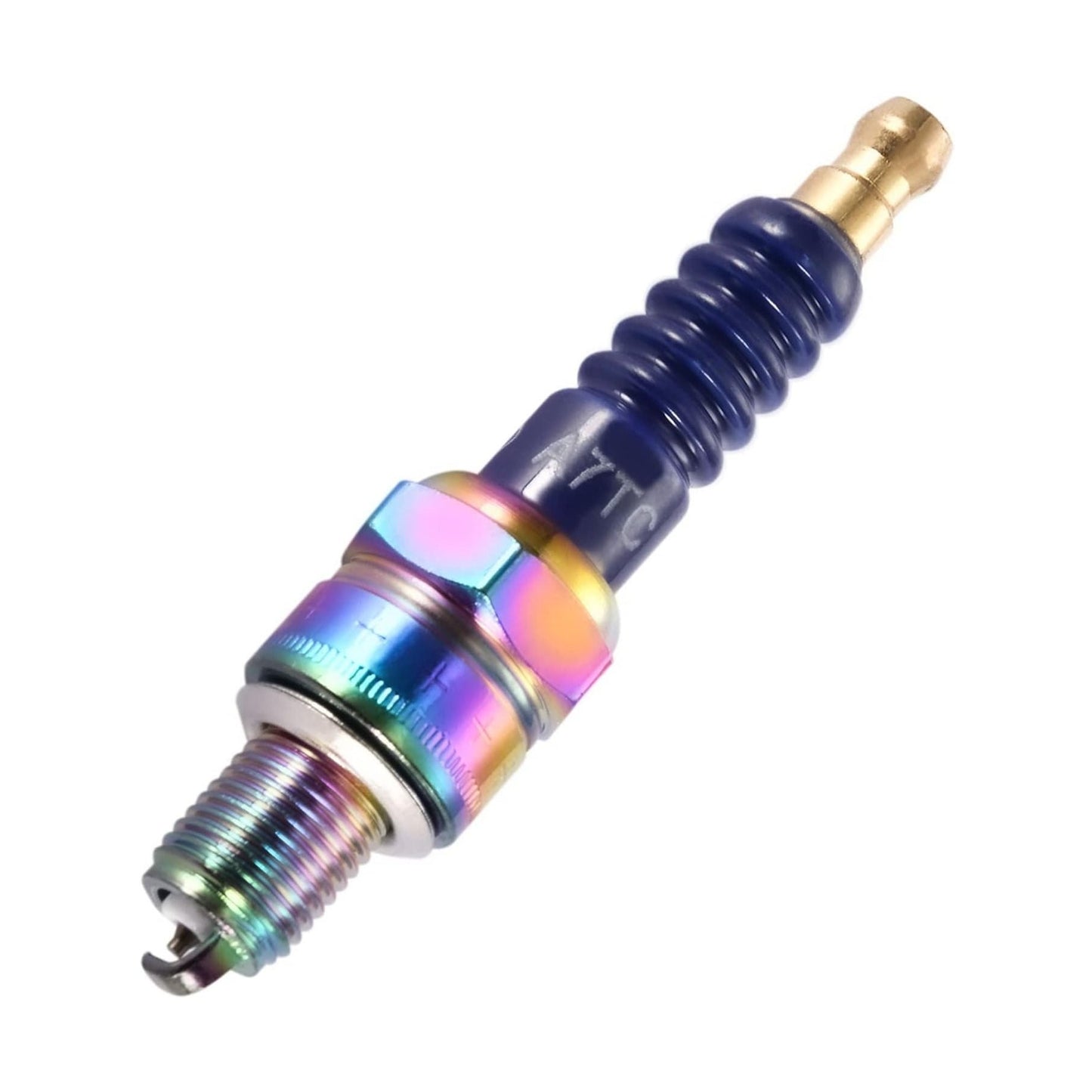 GOOFIT High Performance Motorcycle A7TC Spark Plug 50cc 70cc 90cc 110cc ATV 150 Ignition Plug Moped Go Kart Scooter