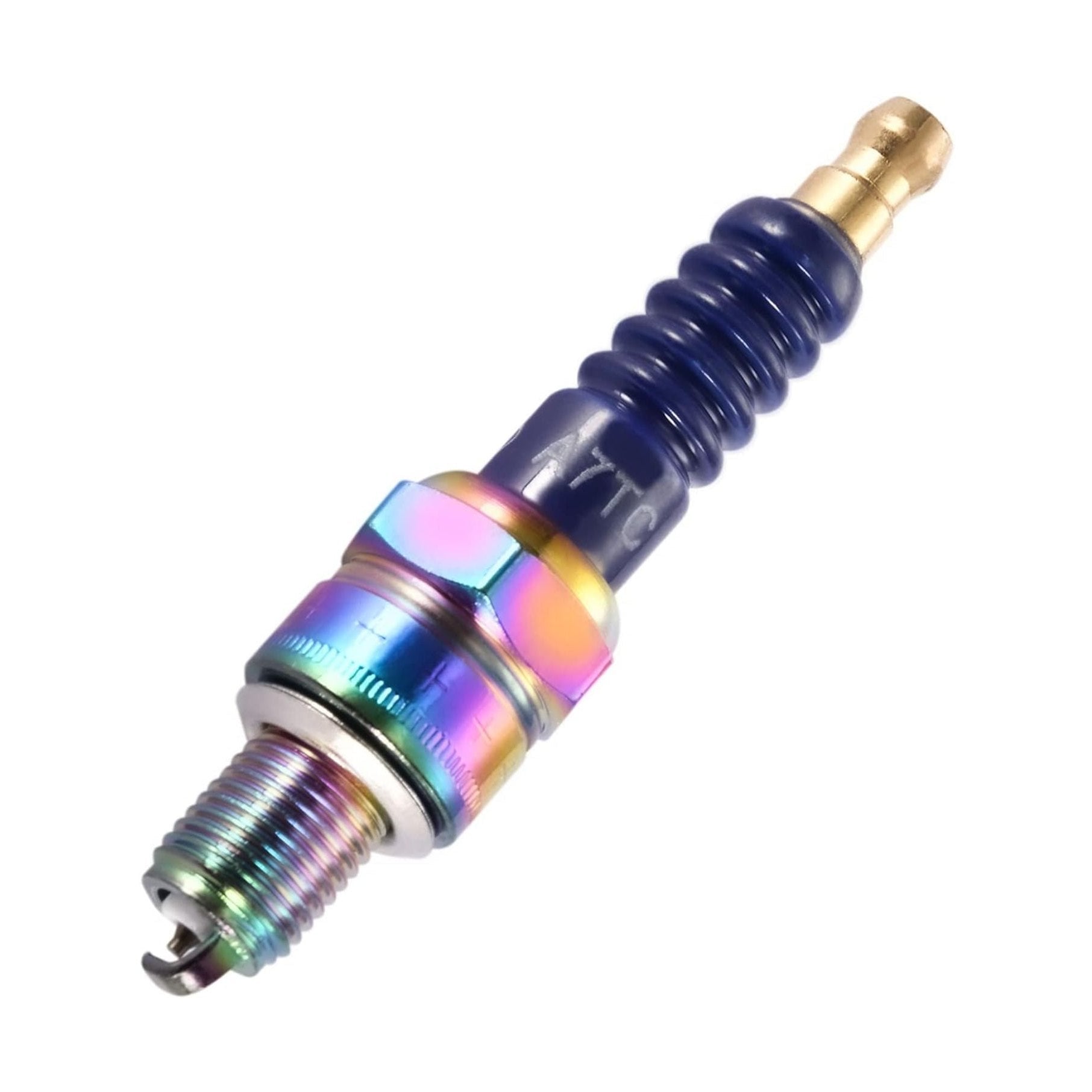 GOOFIT High Performance Motorcycle A7TC Spark Plug 50cc 70cc 90cc 110cc ATV 150 Ignition Plug Moped Go Kart Scooter