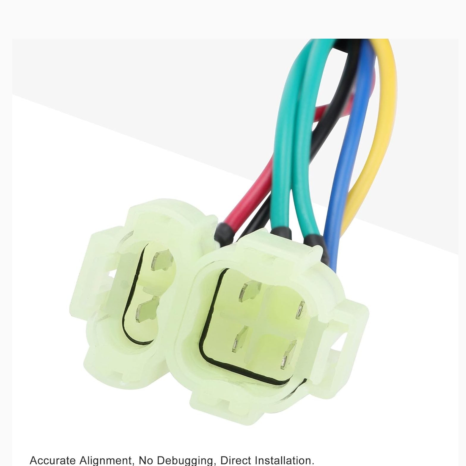 GOOFIT High Performance Racing AC Ignition Coil with 6 Pin CDI Box for 4 Stroke GY6 50cc 125cc 150cc Chinese Moped Scooters ATV Go Kart