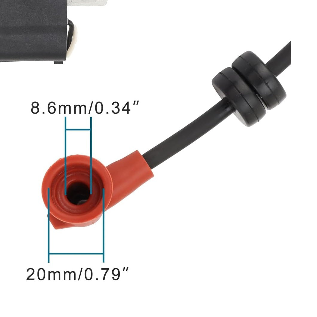 GOOFIT Ignition Coil Assy 6BX-85571-00 Replacement for Boat Engine 4 Stroke 6HP F4L F4S F6L F6S F6C F6 MS/LH MHS/L 2009-2013 2010-2017