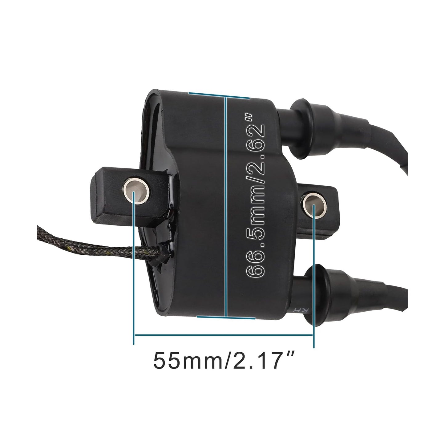 GOOFIT Ignition Coil Assy Replacement for Tohatsu Nissan 9.9 15 18 25 30 40HP 9.9HP 15HP 18HP 25HP 30HP 40HP Engine OEM 8M0047311 3G2-06050-0 1993-2016