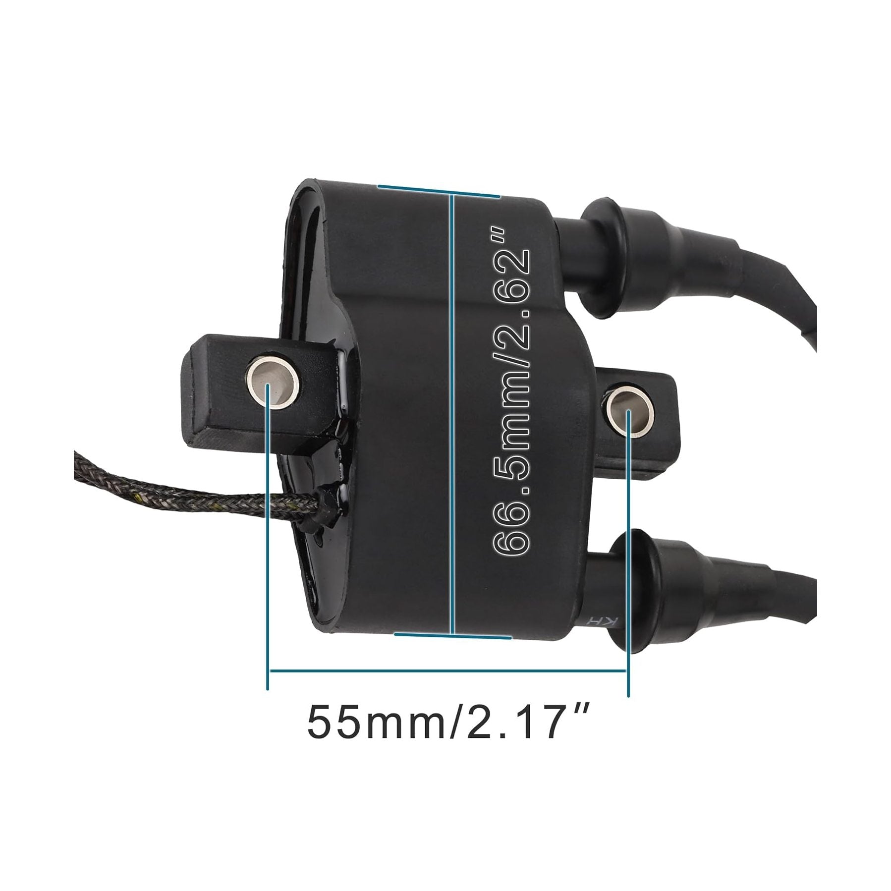 GOOFIT Ignition Coil Assy Replacement for Tohatsu Nissan 9.9 15 18 25 30 40HP 9.9HP 15HP 18HP 25HP 30HP 40HP Engine OEM 8M0047311 3G2-06050-0 1993-2016