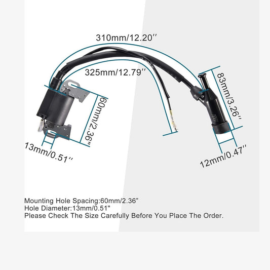 GOOFIT Ignition Coil Magneto Generator Replacement for GX120 GX140 GX160 GX200 Doodlebug Gas 5.5hp 6.5hp Engine Generator Go Kart Lawn Mower