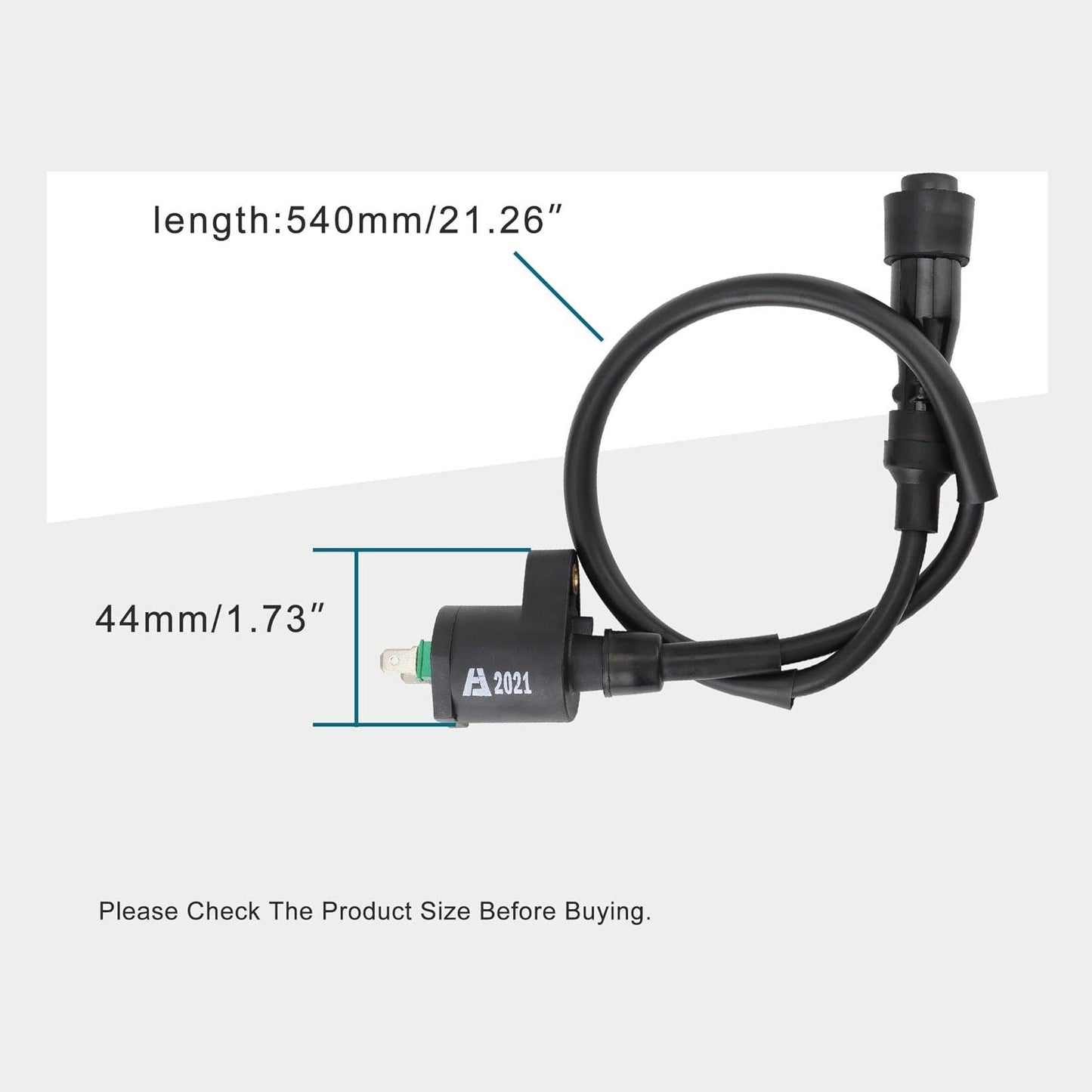 GOOFIT Ignition Coil Replacement for Helix CN250 Elite CH250 Roketa Chinese CF250 Scooter ATV