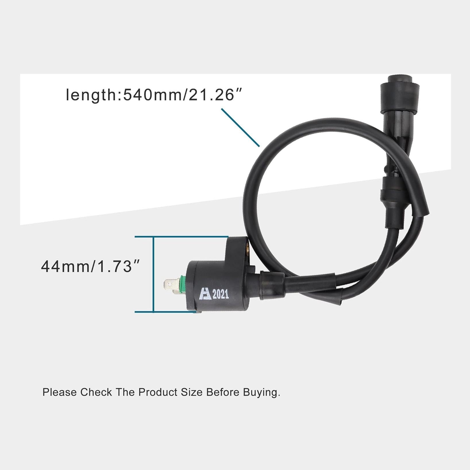 GOOFIT Ignition Coil Replacement for Helix CN250 Elite CH250 Roketa Chinese CF250 Scooter ATV