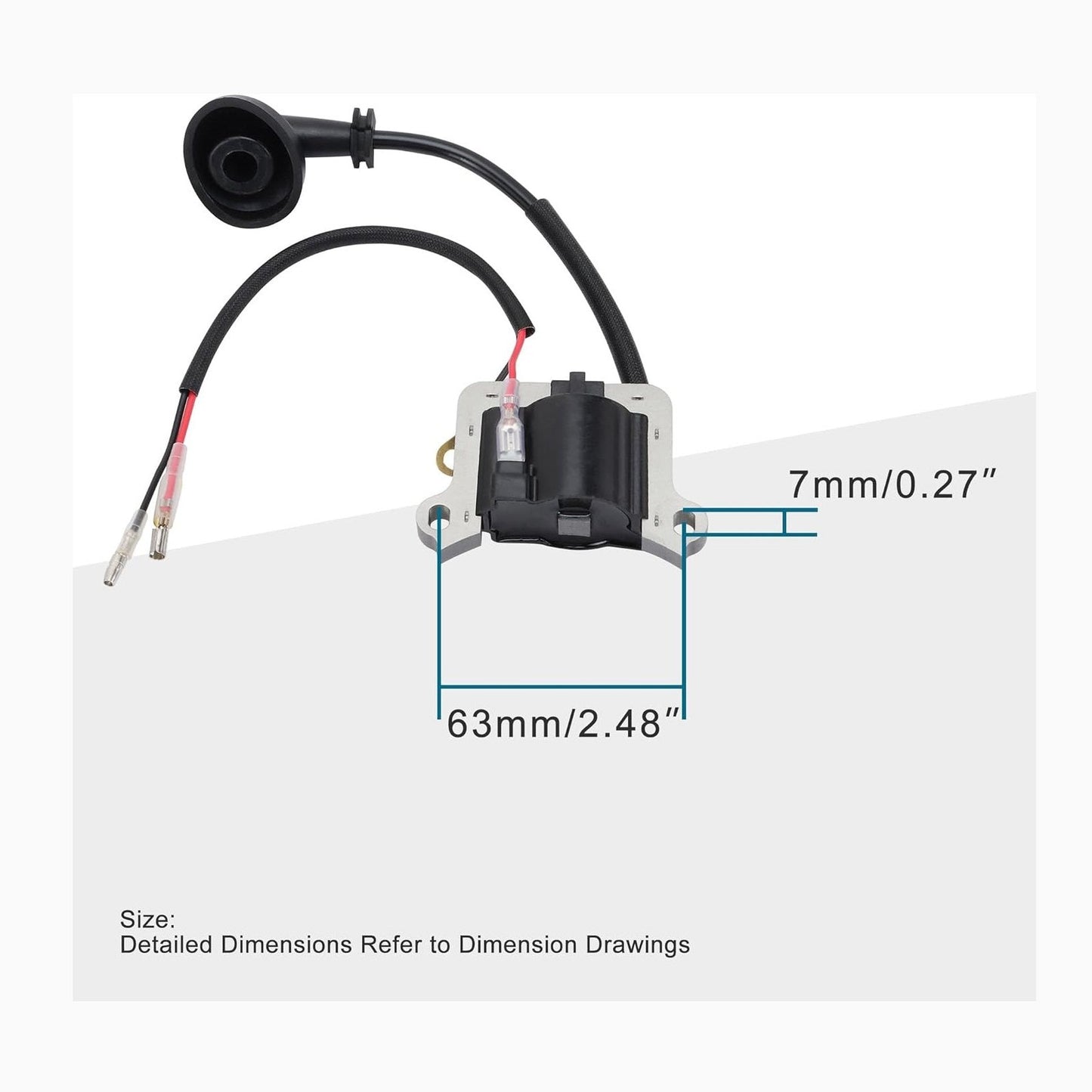GOOFIT Ignition Coil for 2-stroke 43cc 40-5 & 49cc 44-5 Pocket Bike
