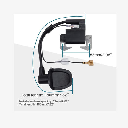 GOOFIT Ignition Coil for 2 stroke 43cc 47cc 49cc 50cc Scooter ATV Mini Moped Pocket Bike Go Kart