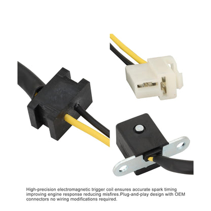 GOOFIT Ignition Pickup Coil Stator Trigger Replacement for ZZR1100 ZZR1200 ZZR 1100 1200 ZX11 ZX-11 ZX1100 59026-1118