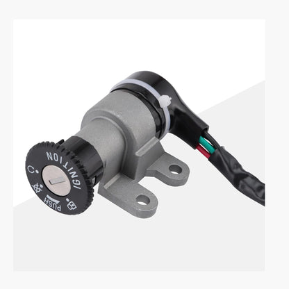 GOOFIT Ignition Switch Key Lock Gas Tank Cap Set Replacement for GY6 49cc 50cc Taotao ATM50-A Roketa MC-08-50 YY50QT-6 Jonway Scooter Moped