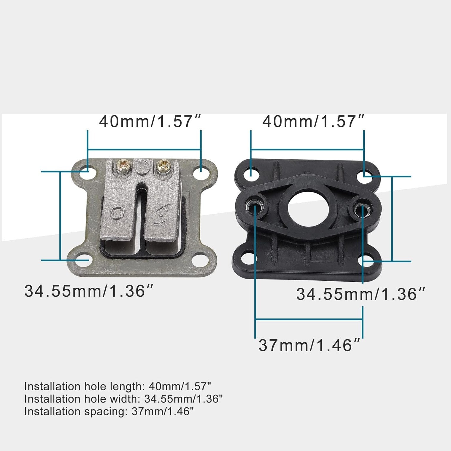 GOOFIT Inlet Intake Manifold Assembly for 2-stroke 47cc & 49cc Pocket Bike