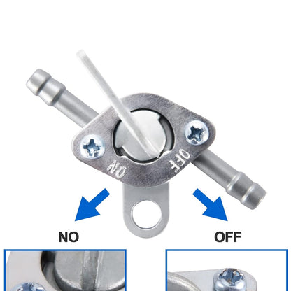 GOOFIT Inline Fuel Valve Petcock for 50cc 70cc 90cc 110cc 125cc Scooter Go Kart Dune Buggy ATV 4 Wheeler Quad Moped Pack of 2