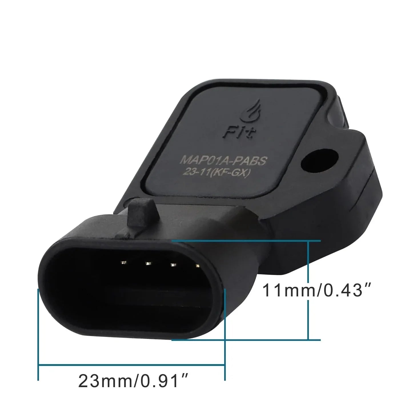 GOOFIT Intake Air Pressure Sensor Replacement for GY6 Engine 169cc 170cc EFI Jonway GTX 250 EFI 200 - goofitmoto