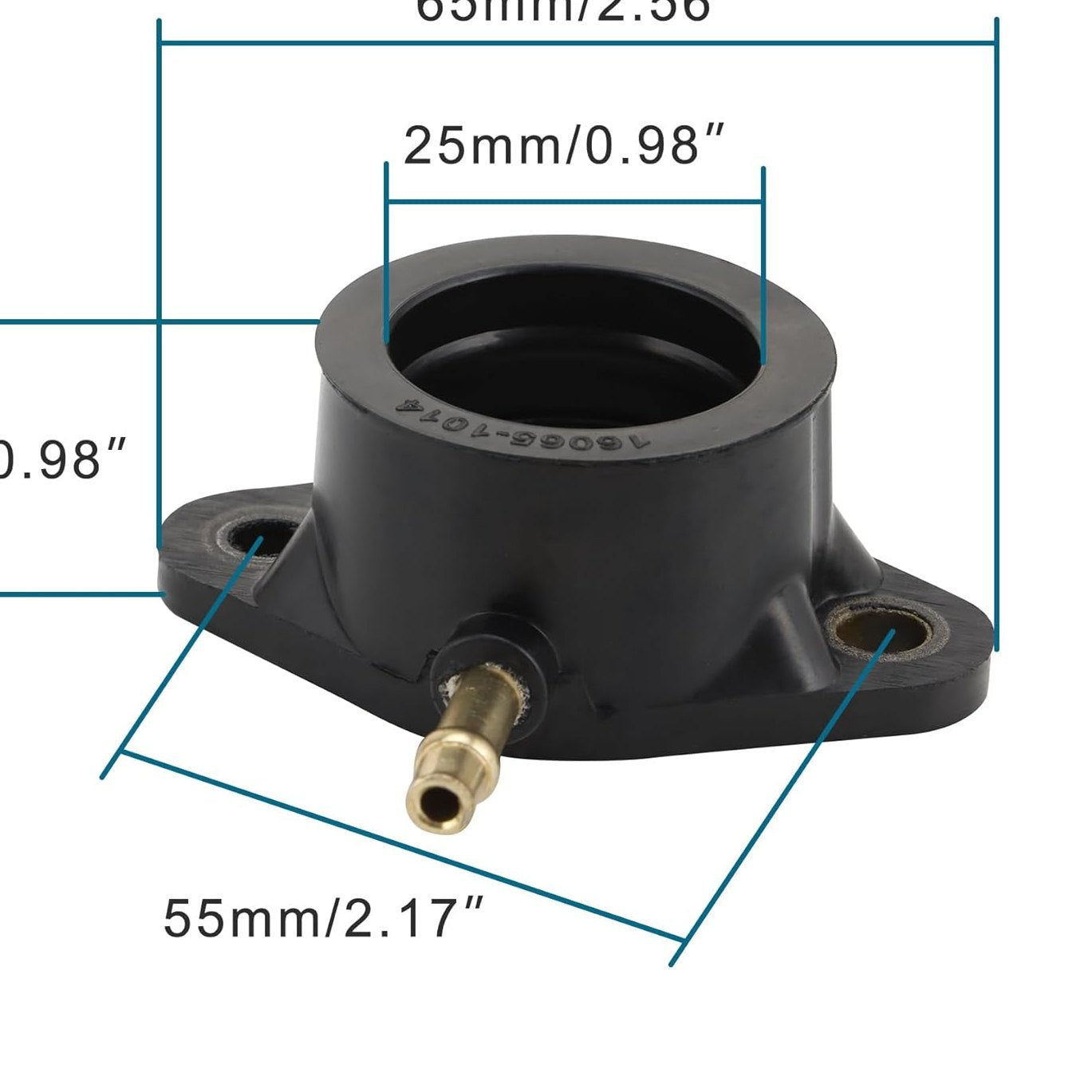 GOOFIT Intake Manifold Pipe Replacement for 16065-1014 Z400J KZ400J Z550C KZ550D 1980-1983